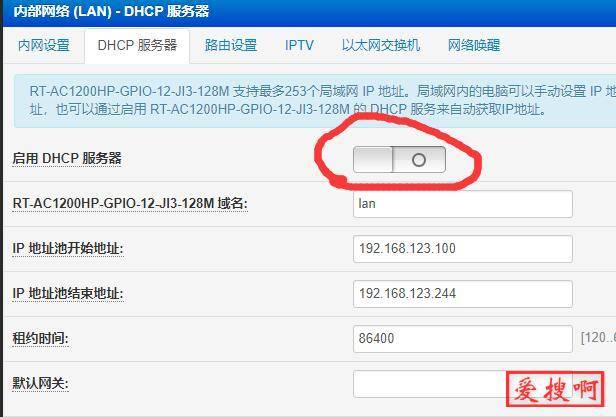 Padavan华硕固件AP模式获取IPv6地址