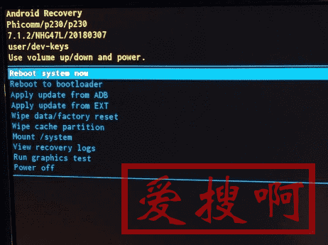 Android Recovery。。。No command