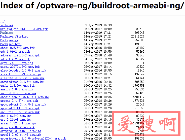 创建optware环境及插件列表