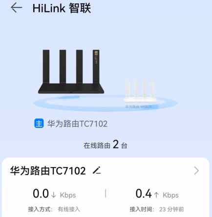 华为路由器智联组网方法